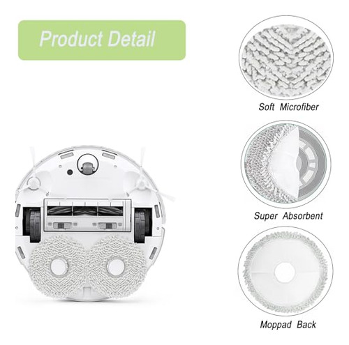 Almohadilla De Trapeador Para Ecovacs Deebot X2 Omni/ T20 Om