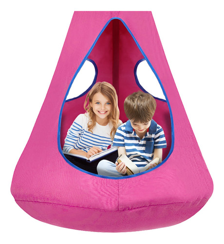 Silla Columpio Sensorial Para Niños Rosa 80 Cm X 130 Cm De