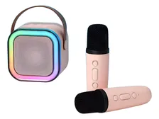Imagen 1 del producto Parlante Karaoke Altavoz Bluetooth K12 Con Micrófono Coral Claro