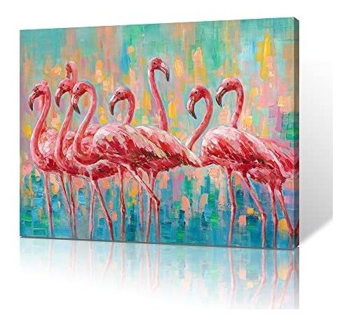 Yidepot Flamingo Decoración De La Pared Del Mstdo
