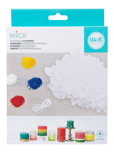 Paquete Insumos Para Maquina De Hacer Velas Wick We R