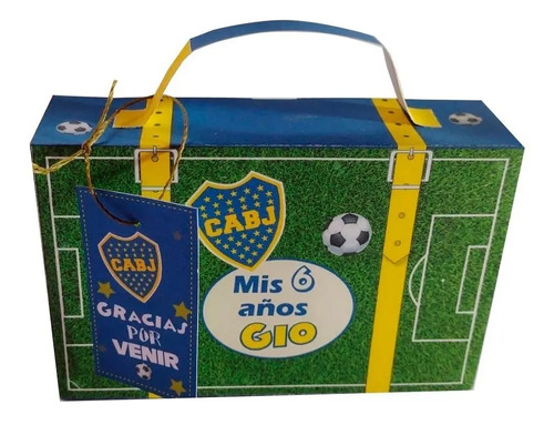 10 Souvenir Valija Boca Jrs Para Armar Grande! | MercadoLibre