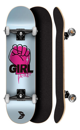 Skate Montado Profissional Cisco Feminino Power 8.0 - Abec 5