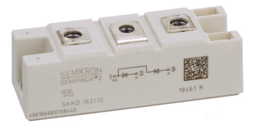 Módulo Semikron Skkd162/12 1200v 195a Tiristor 10 Unidades
