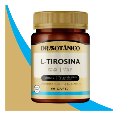 L Tirosina 1500mg 60 Capsulas Dr Botanico