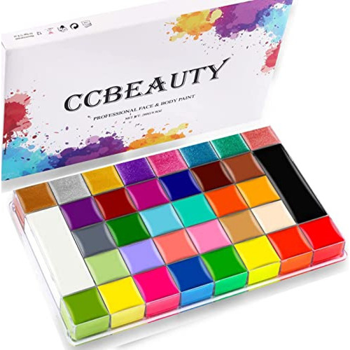 Ccbeauty Professional 36 Colores Pintura Facial Y Corporal A