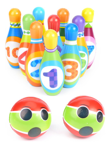 Juego De Bolos Y Bolas De Boliche De Juguete Para Interiores