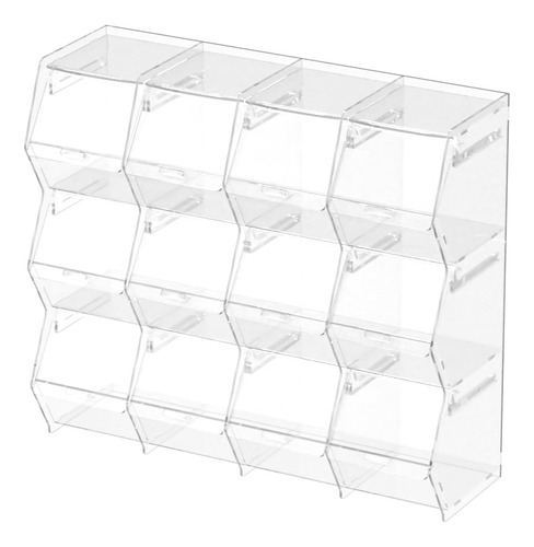Baleiro Acrílico Cristal 12 Nichos Organizador De Doces Top