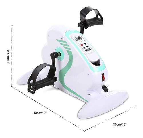 Mini Bicicleta De Ejercicios Eléctrica Portátil Ajustable,