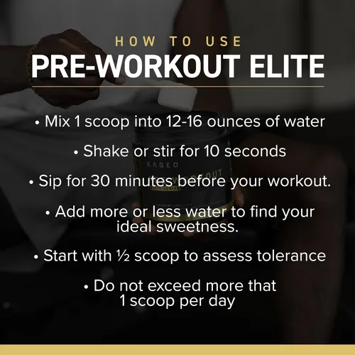 Polvo De Preentrenamiento Kaged Pre-workout Elite Caribbean