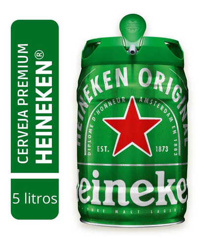 Cerveja Heineken Barril 5 Litros