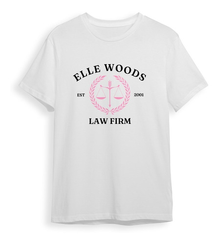 Playera Legalmente Rubia Elle Woods Law Firm Abogada 2001