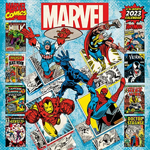 Mini Calendario De Pared 2023 De Marvel Comics