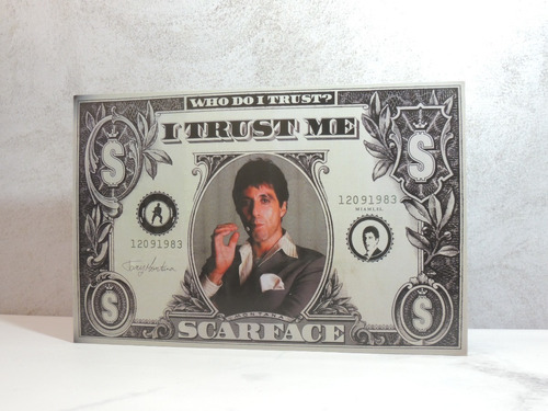 Cuadros Decorativos 27x42 Tony Montana Dolar Scarface