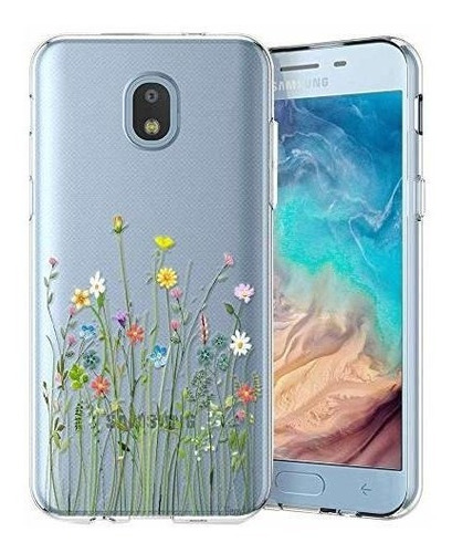 Unov Galaxy J3 2018 Funda De Diseño Transparente Delgado Pr