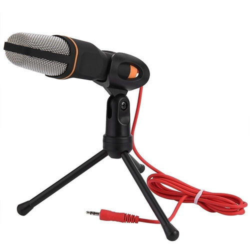 Microfone SF 666 omnidirecional preto