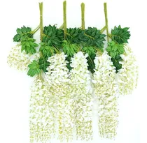 Comprar Set De 12 Flores Colgantes Artificiales Glicinas Wisterias