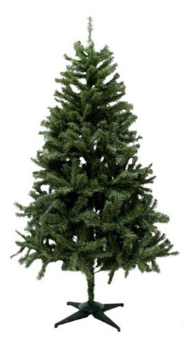 Árbol Navidad Artificial  Frondoso Verde/blanco De 1.80cm   