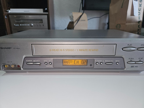 Videocasetera Vhs Sharp 6 Head Hi Fi Stereo (Usado)