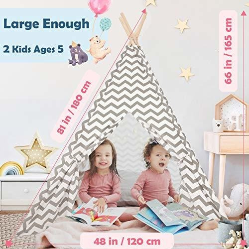 Tienda De Campaña Tiny Land Teepee Para Niños, Tienda De Ca