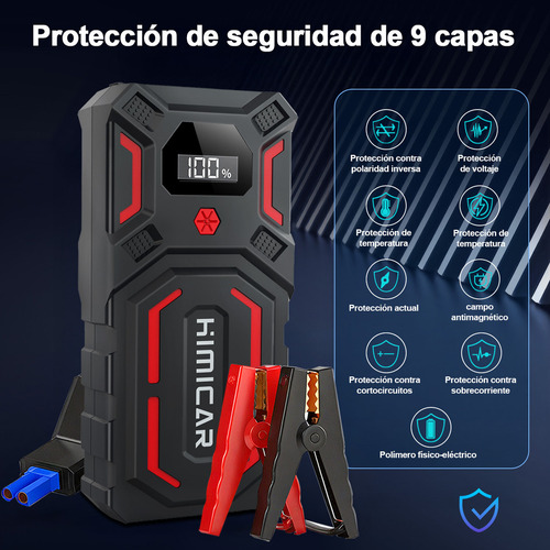 Himicar Arrancador Portátil De Batería De Coche 4000a