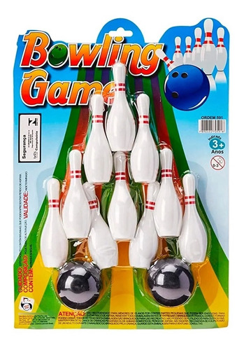 Bowling Game Mini Boliche De Brinquedo Infantil Pica Pau 