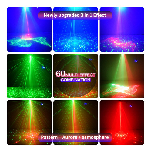Lámpara LED de escenario XHXD DQ-R20 con cabezal móvil, 8 W, 5000 h de vida útil, función estroboscópica, puerto USB, diseño compacto, 9 cm de altura, 300 g de peso. ¡Perfecto para eventos!