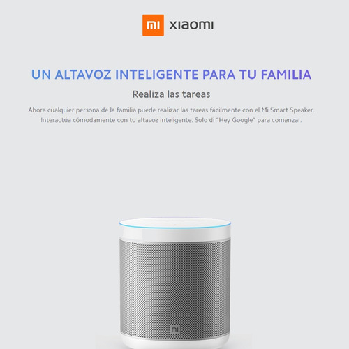 Xiaomi Mi Ai Speaker Color Blanco