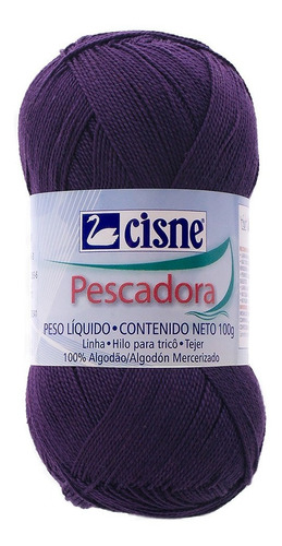 Bolsa 5 Pzs Hilaza Algodón Mercerizado Pescadora Cisne Coats Color 311 Morado