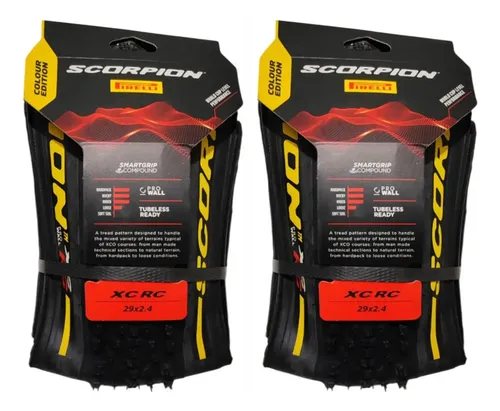 Par Pneu Pirelli 29 X 2.40 Scorpion Xc Rc World Cup Tubeless