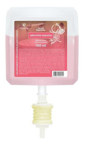 Sabonete Líquido Espuma Roma E Peonia 700 Ml (refil)