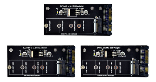 3x M2 Ngff Ssd A 3.0 2.5 & Rdquo, Convertidor De Adaptador M