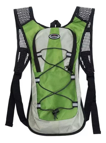 Mochila Hidratação Impermeável Bolsa Ciclismo Bike Verde 2l