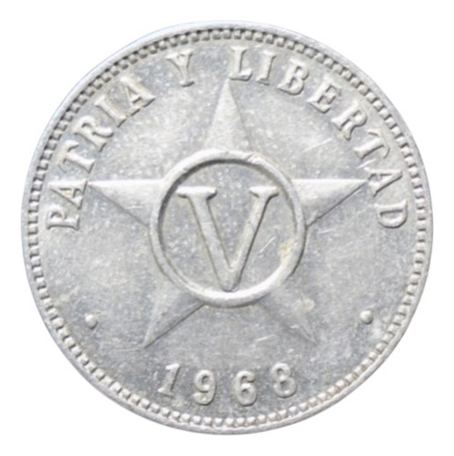 Cuba 5 Centavos Años: 1963-2015 X Pieza Cu#01 (Usado)