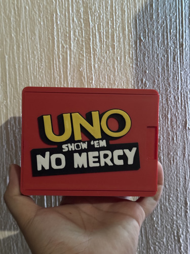 Caja Para Juego De Cartas Uno No Mercy