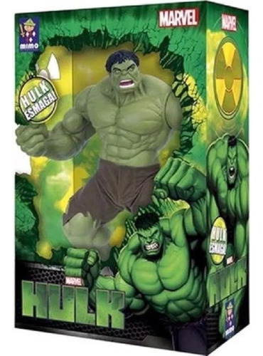 Boneco Novo Marvel Hulk Esmaga 47 Cm Original Mimo