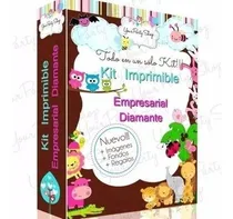 Comprar Kit Imprimible Empresarial Oro + Candy Bar + 36 Kits  2