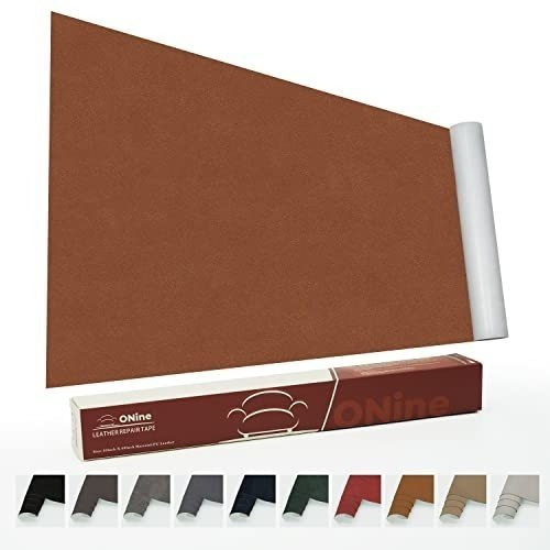 Onine Cuero Autoadhesivo Repara Muebles 40x152cm Marron