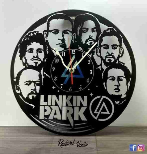 Reloj De Vinilo Linkin Park 2 Regalos Decoracion 