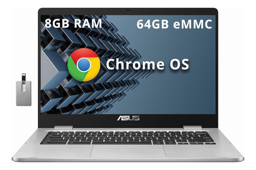 Asus C423na Chromebook 14 Hd Laptop, Procesador Intel Celero