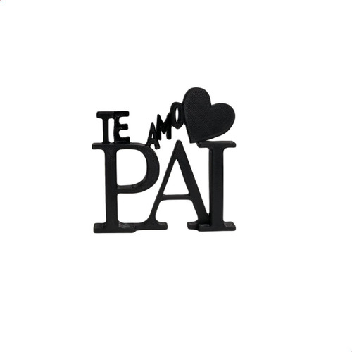 Imagem 1 de 3 de Palavra Decorativa Pai Eu Te Amo - Decoração Sala De Estar