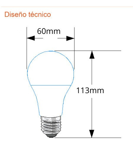 Imagen 3 de 8 de Lámparas Led 9w=75w Osram Luz Cálida Pack X 20 Por E631