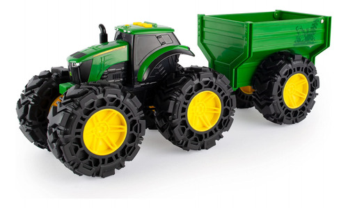 John Deere Monster Treads - Juguete De Tractor Con Luces Y .