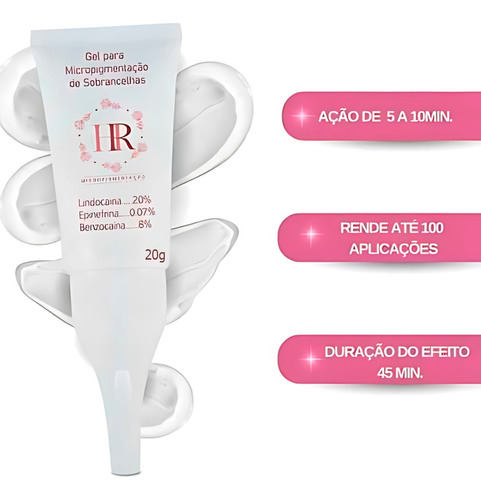 Gel 20g Para Micropigmentação ( 0 Dor )