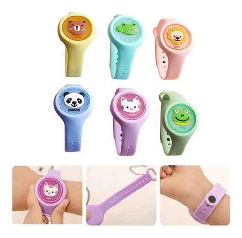 6pcs Niños Bebé Pulsera Repelente No Tóxicas Exteriores