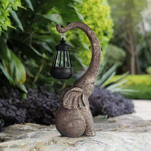 Decoración Al Aire Libre De La Estatua Del Del Jardín Con