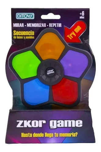 Juego Memoria Zkor Game C/ Luces Y Sonidos Simon Toys Palace