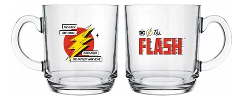 Caneca De Vidro 300 Ml Batman Dc Vintage Cor Transparente