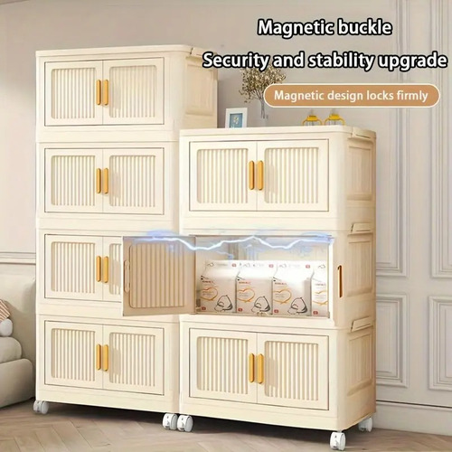 Caja De Almacenamiento Plegable De 5 Niveles Blanco