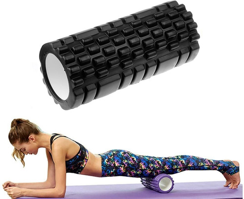 Rodillo Roller Foam Espuma Grabado Yoga Pilates Gym 30 X 8cm
